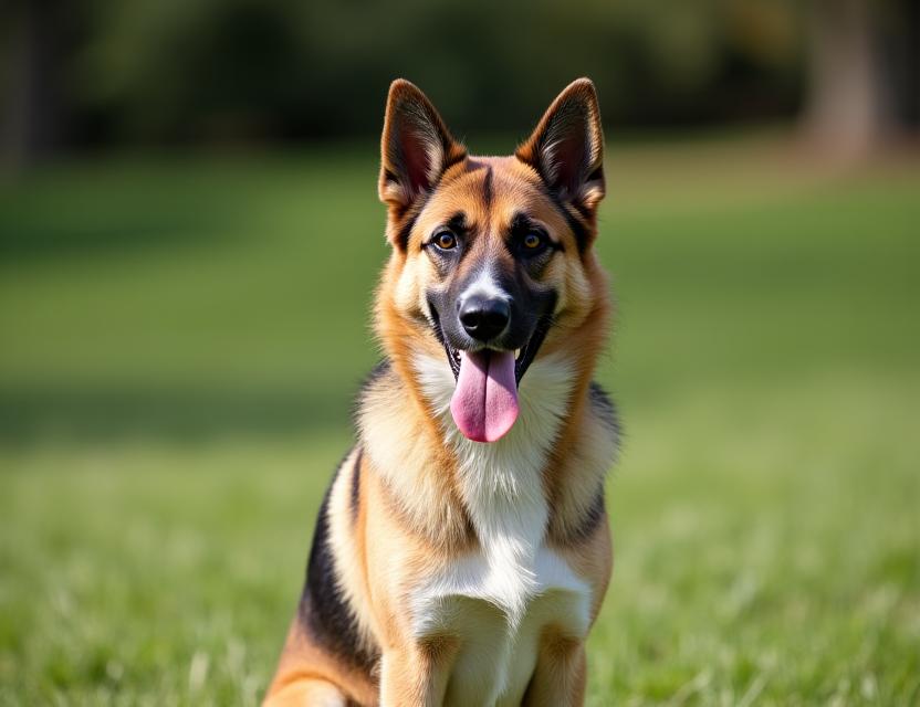 Sesión de adiestramiento de obediencia canina